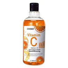 500ml Sérum Facial Clareador com Vitamina C e Alfa-Arbutina Corretor de Manchas Escuras + AHA Esfoliação de Ácido Hialurônico e Niacinamida Cuidados com a Pele para Pele Radiante e de Vidro Inspirada em Essência Leve, Vegana, Não-Comedogênica e Indicada para Todos os Tipos de Pele - 500ml - Visão 15