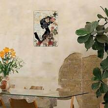 Girl Reading Books Vintage Metal Tin Sign Enter Library She Goes To Lose Her Mind And Find Her Soul Vintage Wall Decoration Poster Home School Library Cafe Club 12x8inch Home Kitchen Bathroom Farm Garden Garage Wall Decoration TP - 彩色 - 查看 7