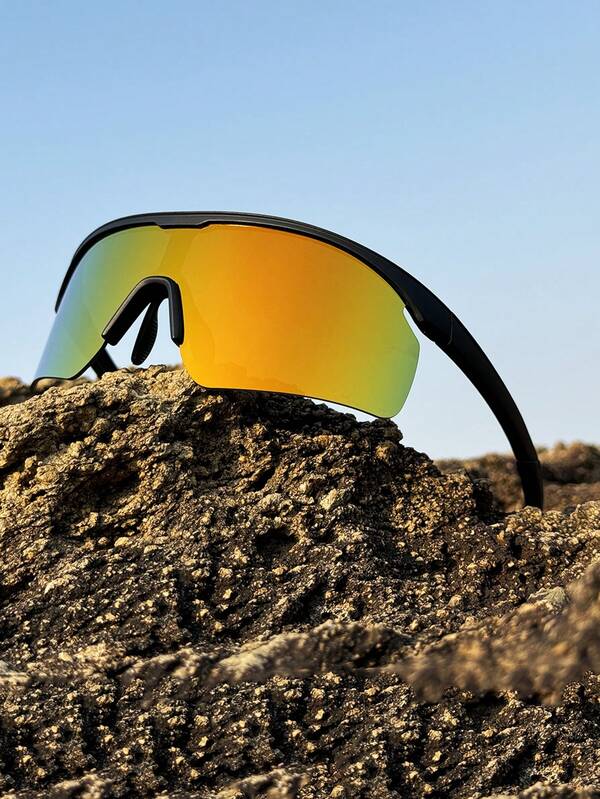 1pc Cycling Glasses, Anti-Wind And Sand Unisex Sports Eyeglasses For Hiking, Climbing