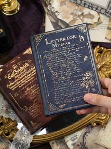 192 quyển sổ tay giấy bạc có thể viết được, loạt bài "Ode To The Distance", sổ tay chủ đề minh họa in tiếng Anh cổ điển, đồ dùng học tập, trở lại trường - Nhiều màu - Xem 4