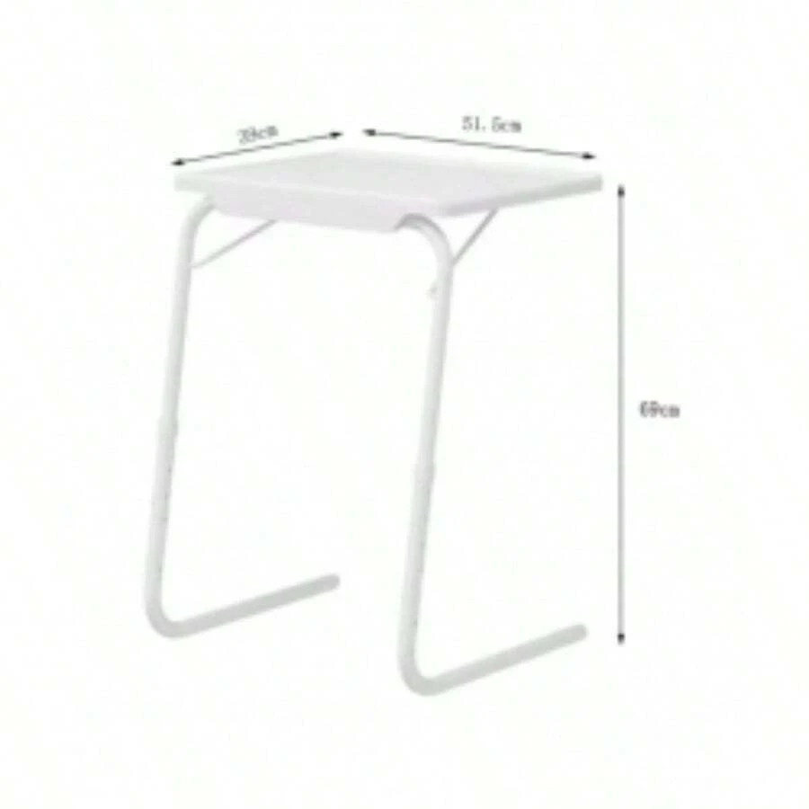 Portable Folding Table Adjustable Table Desk For TV Dinner Laptop Tray Sofa - 25Q-WIN-UK-TBO-01-W - View 1