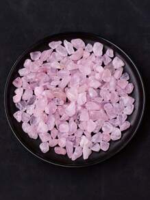 Frammenti di cristallo di quarzo rosa naturale - Ciottoli decorativi per acquari, contenitori di vetro, giardini Zen e giardini delle fiabe - Tonalità rosa tenui per decorazioni di paesaggi estetici, decorazioni per cortile esterno