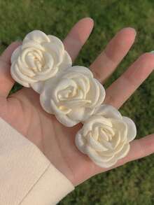 山茶花发夹，女性，夏季，刘海侧夹，后脑勺夹，头饰，春季发夹，网络流行新款发饰，校园风 - 彩色 - 查看 11