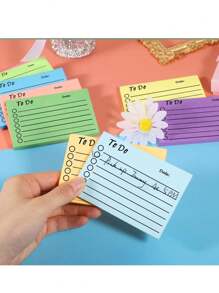 1 Pad Strong Adhesive Color Note Book, A Creative Sticky Note Prepared For Students' Return To School