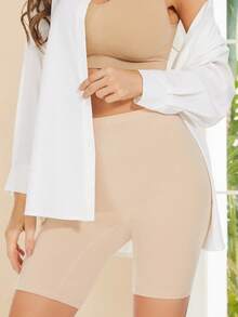 4PCS/Set Seamless Mid-Rise Casual Shorts