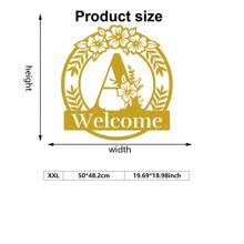 1pc Creative Letter A Decorative Wall Hanging Art, Available In Multiple Colors And Sizes, Suitable For Living Room, Bedroom And Other Indoor Spaces, Creates A Decorative Atmosphere