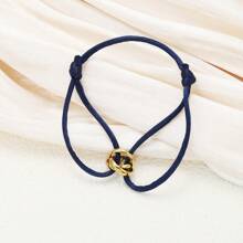 Vintage Lucky Bracelet Stainless Steel Elegant Chain Handmade Braided Multi-Layer Colorful Bracelet, New Year Gift, Couple Styles