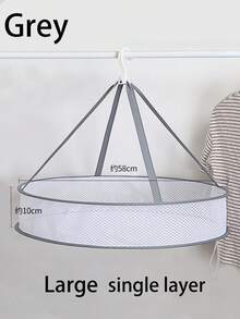 居家生活,洗衣双层,晾衣网,晾晒网兜,家用晾衣篮,内衣袜子毛衣晾晒神器,可折叠晾衣架,便携式,多功能晾衣网,居家必备