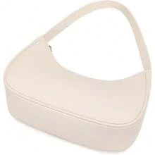 Bolso de hombro de moda para mujer, bolso tipo tote lindo, bolso de mano mini embrague, bolso axilar para uso diario/trabajo/viajes/salidas casuales - Patrón de lichi beige - Ver 1