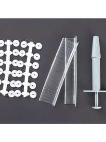 3 件装柔软硅胶被子夹床单固定器，无针无痕床单防滑紧固件夹