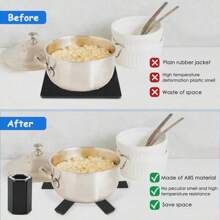 1 Pc/2 Pcs/3 Pcs Heat-Resistant Foldable Pot Mat, Foldable Six-Jaw Heat-Resistant Anti-Scalding Mat, Plastic Table Mat For Hot Bowls And Plates, Non-Slip Coaster, High-Temperature Tableware Protector