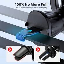 TOPK 适用于 Mag-Car 手机支架，[20 个超级磁铁] 磁性车载手机支架，汽车出风口手机支架，免提手机支架夹兼容 15 14 13 Pro Plus Max Mini Mag 手机壳兼容 、Android 手机，生日、家人、朋友的礼物汽车配件