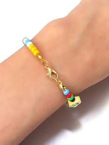 450 Pcs/Box Jewelry Making Kit Including Lobster Clasp, Jump Rings, Crimps For DIY Bracelet, Necklace, Jewelry Connectors & Findings - Multicolor - View 6