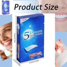 Tiras blanqueadoras de dientes 5D, aptas para uso diario