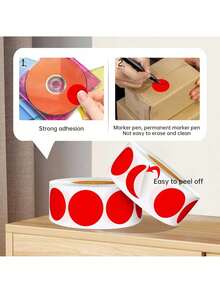 500 adesivos redondos de 2,5 cm com pontos coloridos para codificação de arquivos, marcação de pontos-chave, colorir, ideal para sala de aula, escritório e organização. Perfeitos para presentes de Natal, decoração de casa, scrapbooking, adesivos divertidos, adesivos para laptop, Kindle e celular. - Tamanho grande 500 peças - Ver 7
