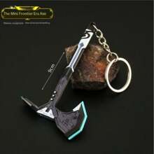 2025 New Mini Borderlands Era War Axe Keychain Pendant, Suitable For Teenagers, Adults, Couple Gifts, Promotional Items For Advertising, Conference, Welfare, Festival, Graduation, Independence Day, Back To School