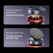 1 件旋转吸盘手机支架通用白色/黑色真空强力吸盘车载手机支架不留痕迹仪表盘屏幕通用光滑表面通用适用于车内家居兼容 、Android 手机，生日、家人、朋友的礼物磁性，汽车配件 - 彩色 - 查看 2