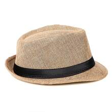 JEWELRYWE Men's Women's Simple Panama Sun Hat, Breathable Top  Hat, Summer Sun Hat - 卡其色 - 查看 2