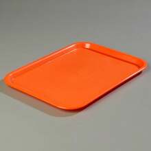 Carlisle FoodService Products CT101459 Cafetería estándar/Bandeja de Comida rápida, 10 x 14 Pulgadas, Azul pizarrón - Naranja - Ver 9