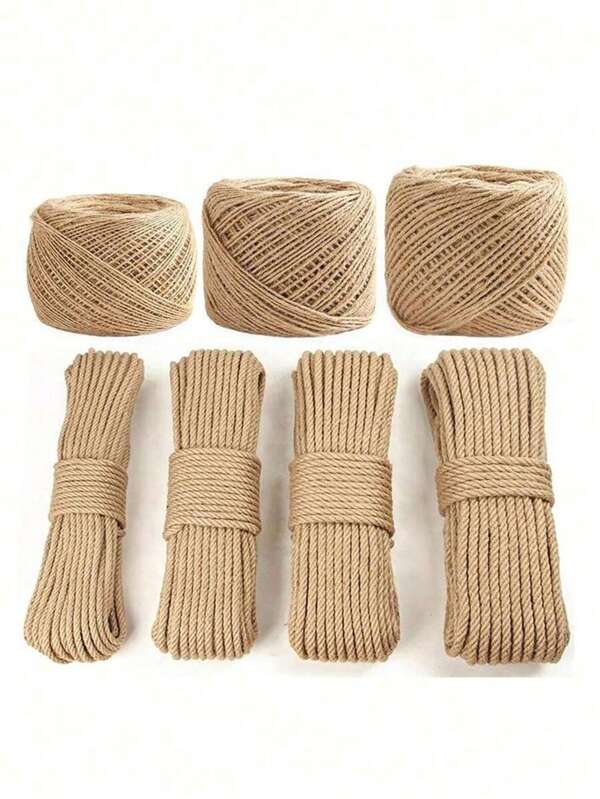 6 mm Corda di sisal, 50 m Corda di sisal naturale per graffiare i gatti, proteggere i mobili, realizzata in materiale naturale
