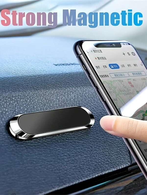 1pc Magnetic Car Phone Holder, Vehicle Mounted Phone Stand