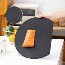 1pc Antibacterial Cutting Board, Reversible, Kitchen Meat And Veggie Separating Cutting Mat, Anti-Mold