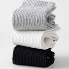 Kit 12 Pares Meias Cano Longo Alto Médio Algodão Unissex 212BIJU