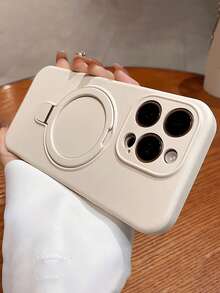 适用于磁性无线充电软硅胶支架外壳兼容 16 15 14 13 12 11 Pro Max 16e 软壳磁性液体硅胶保护套防水防震防摔防刮