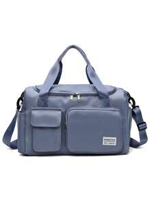 1 pezzo Borsa da viaggio multifunzionale personalizzabile per donne, borsa da palestra con scomparto asciutto/bagnato, manica trolley convertibile, borsa a tracolla con ricamo alla moda, borsa a tracolla pieghevole con scomparto per le scarpe, ottimo regalo per madre, amici, Natale, San Valentino, Festa della Mamma, Festa dell'Insegnante, Festa degli Infermieri, compleanno, forniture scolastiche, studenti di scuola media, studenti di scuola superiore, studenti universitari, matricole, studenti del secondo anno, studenti più giovani