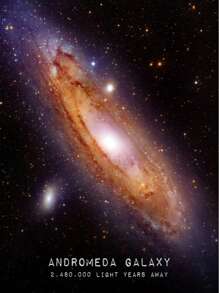 1 Pc Universe Space Poster Prints Veil Rosette Nebula Black Hole Galaxy Canvas Painting Modern Wall Art Pictures Bedroom Home Decor ,Wall Art With Frame