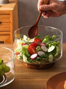 1 pezzo Stoviglie in vetro trasparente B, Stoffa in bicchiere, Stile nordico B Sala , Insalata con yogurt alla frutta e dessert B, Per casa, cucina, Ristoro, Accessori per stoviglie