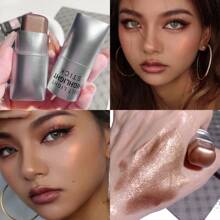 Matte Finish Highlighter Stick - Oil-Free Contour Sculpting, Long-Lasting Smudge-Proof Blending For Natural Makeup & Daily Radiance