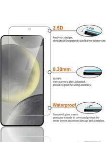 5 Packungen HD gewidmeter Bildschirmschutz aus gehärtetem Glas für Galaxy A03 A04 A05 A13 A14 A15 A16 A23 A24 A25 A26 A34 A35 A36 A54 A55 A56 S23 FE S24 FE 4G 5G, volle Abdeckung, Anti-Fingerabdruck, HD glatte Oberfläche, Geschenk für Geburtstag, Familie, Freunde, Handyzubehör, wasserdicht, stoßfest, kratzfest