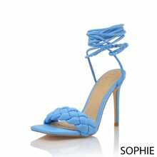 SOPHIE  Plain    Party  Fashionable  Business Casual  Casual    PU Leather    Party  Office - 藍色 - 查看 2