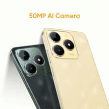 Realme Teléfono móvil desbloqueado C61, versión global con 6GB+128GB/6GB+256GB, 4G LTE, Android 14, cámara AI de 50MP, diseño ultrafino de 7.89mm y batería masiva de 5000mAh - Verde - Ver 7