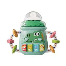 Juguete rattle de botella de agua con luz musical y dentición para bebés, juguete educativo y de desarrollo temprano para entrenar la destreza de agarre - Multicolor - Ver 8