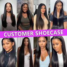 10A Straight Bundles Human Hair 20 22 24 Inch Straight Hair 3 Bundles Unprocessed Brazilian Virgin Hair Bundles Human Hair Extension Double Weft Natural Black - Natural Black - 查看 7