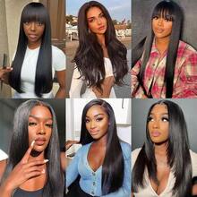 Straight Human Hair Bundles Brazilian Weave Human Hair Bundles 32 Inch Bundles Human Hair Remy Hair Extensions - Natural Black - View 9