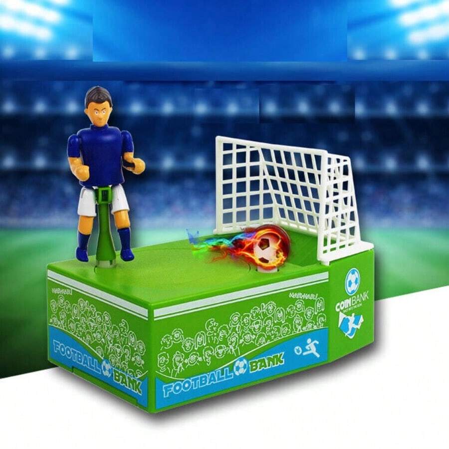Electric Socr Player Goal Kicking Football Piggy Bank Coin Money Saving Box - 23W-WIN-UK-Piggy Bank-Football - View 1
