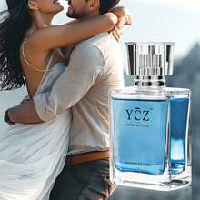 YCZ Men's Cologne 1.7 Oz (50 Ml) – Timeless Gentleman's Fragrance, Long-Lasting Fresh & Captivating Scent, Elegant Daily Wear For Men - 淺藍色 - 查看 6