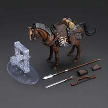 1/18 Action Figures Dark Source JiangHu Northern Hanland Empire Armored Horse - Brown - View 6