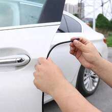 5M Tira protectora de goma tipo U para el borde de la puerta del coche, tira de moldura de protección adhesiva para los laterales - 5 millones - Ver 2