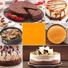 6PCS Springform Pan Round Non Stick Cheesecake Pan Durable Cake Baking Pans With Removable Bottom Cake Molds For Baking - Black - View 5