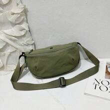 Waterproof Nylon Shoulder Bag, Neutral And Practical, Women's Diagonal Shoulder Bag, Handbag, Diagonal Shoulder Bag, Perfectly Matches Your Outfit And Style, The Best Gift For Yourself And Your Family - 綠色 - 查看 5