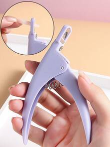 Curved Nail Clippers With Arch Design, Macaroon Color Series Nail Scissors, U-Shaped Blades Easily DIY Extend False Nails, Fashionable Gift For Women, Nail Scissors For Nail Salon Style Trimming,Nail Supplies,Nail Tools,Nail Art Tools,Back To School,Nails,Nail Tools For Press On Nails,Manicure Pedicure Tools