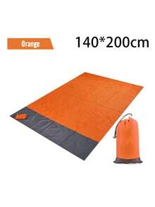 1pc Mini Pocket Picnic Blanket, Pocket Blanket 200 X 210 Cm/140x 200 Cm, Lightweight Waterproof Beach Mat, Sand-Free Foldable Floor Mat, For Outdoor Camping, Hiking, Parks, Gardens, Beaches