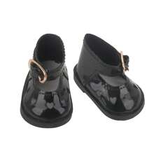 1 Pair Vintage Sweet Style Heart Hollow Out Small Leather Shoes Suitable For 14 Inch Doll, Multi-Color Fashion Cute Elegant, Suitable As Gift For Children's Day, Birthday, Festival For Kids