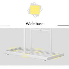 5 Etagen Blumenständer 108cm Hoch Pflanzenständer Metall Innen Außen, Blumentopf Ständer Mehrstöckig Blumenregal Pflanzentreppe Eckregal Stehend für Wohnzimmer Garten Balkon Deko, Dunkelgrau