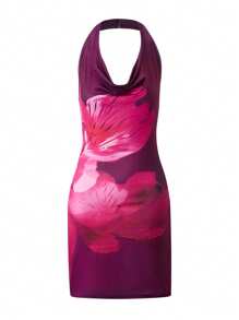 Women's Fashionable Backless Mini Dress, Comfortable And Flattering Design For Spring/Summer