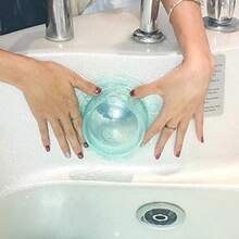 1pc Bathroom Tub Overflow Drain Plug, Drain Stopper For Bathtub Drain Back To School - Transparent - View 4